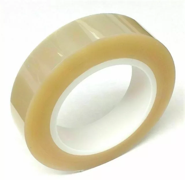 1" High Temp Masking Tape for Powder Coating Plating Anodizing Sublimation Clear
