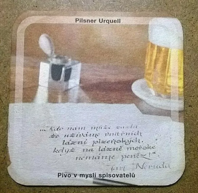 Sottobicchiere mats beer coasters bierdeckel Pilsner Urquell