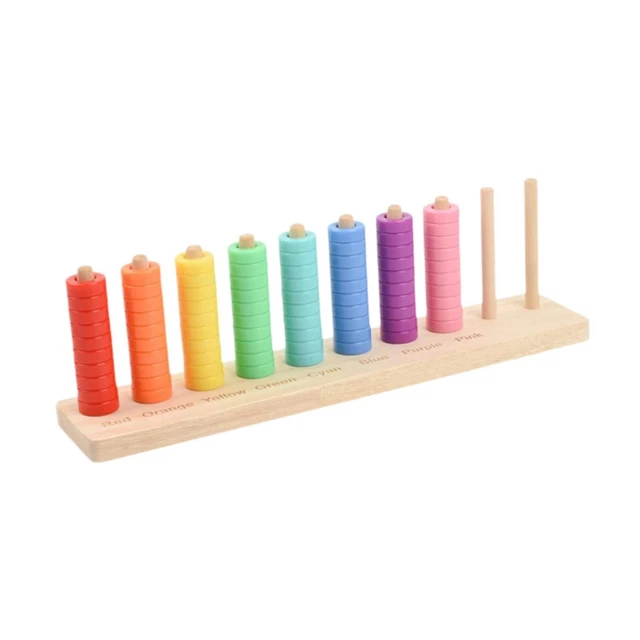 JEU DE TRI Et D'empilage En Bois Par Couleurs Pour Stimuler La EUR 24,67 - FR JEU DE TRI Et D'empilage En Bois Par Couleurs Pour Stimuler La EUR 24,67 - FR