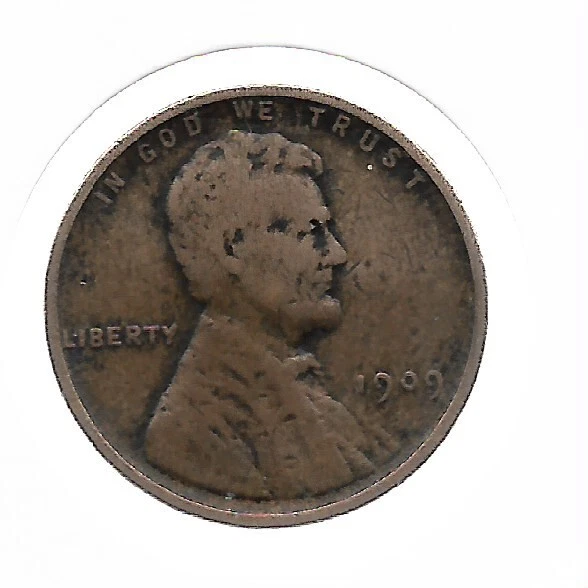 Rare Very Old Antique 1909 US Lincoln Wheat Penny Collection Cent Coin 1ST YEAR!