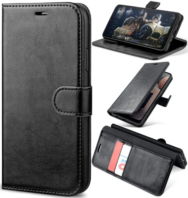 For Huawei P Smart 2019 Case Leather Wallet Flip Stand Hard Cover For P Smart