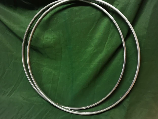 COPPIA CERCHI NISI Toro tubolari 36 Fori Bici Corsa Eroica Bianchi