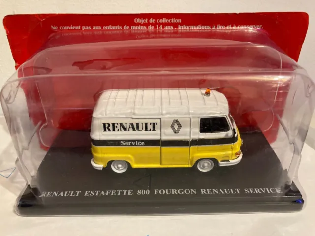 1/43 Ixo Renault Estafette 800 " Renault Service" comme neuf sous blister scellé