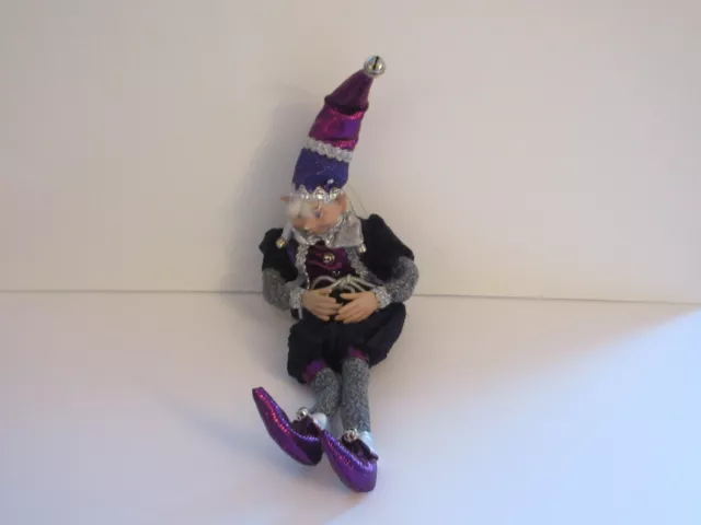 BRAND NWT ROBERT STANLEY HOME COLLECTION CHRISTMAS POSABLE WINKING ELF DOLL  30