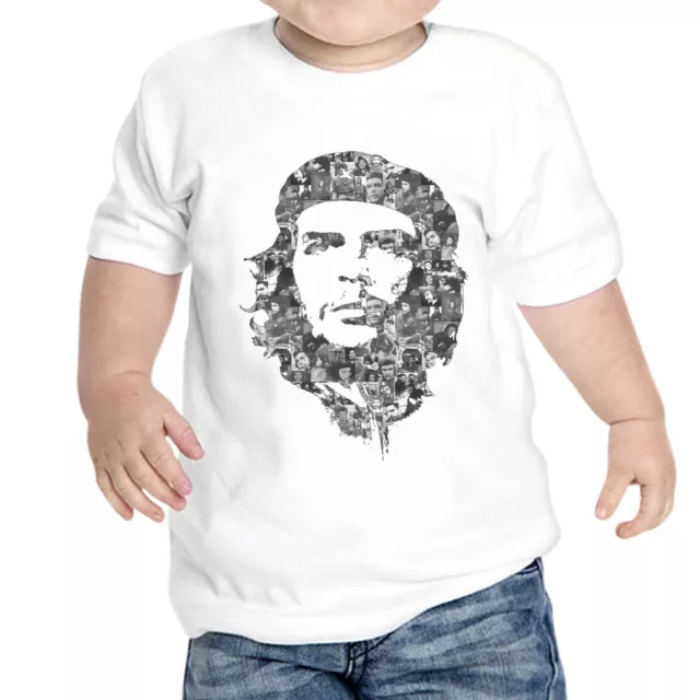 T-Shirt Neonato Multi Foto Che Guevara