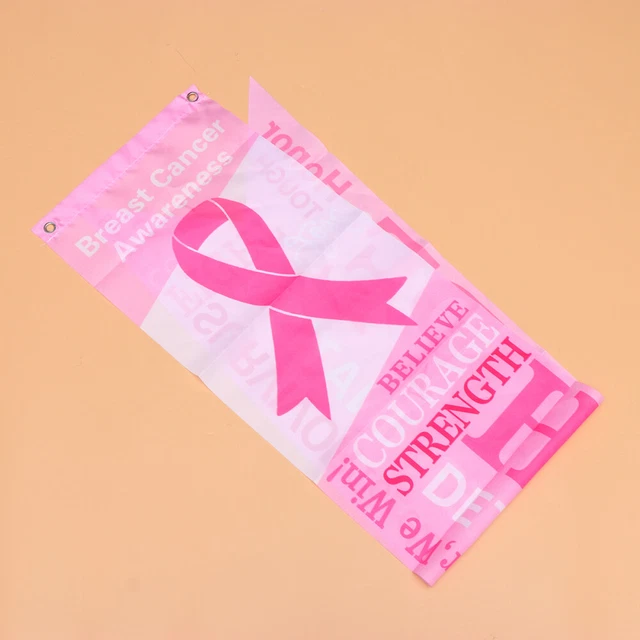 2 piezas Bandera De Pecho Bandera Para El Porche De Salud De Las Mujeres La Bandera