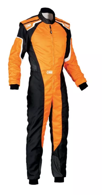 OMP KS-3 Anzug Orange Go Kart Racing Overall CIK 3 Schichten