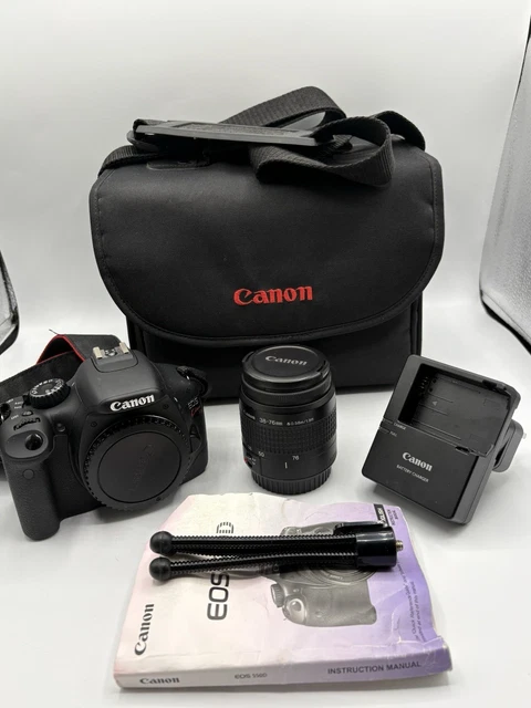 CANON EOS KISS DIGITAL X7 18-55mm 55-250mm 18.0MP (SC:1864) [Near