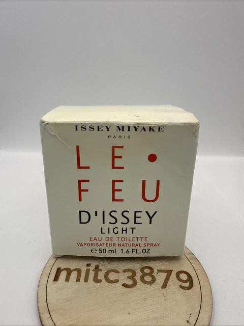 ISSEY MIYAKE LE Feu D'issey Light Eau De Toilette EDT 50ml Boxed