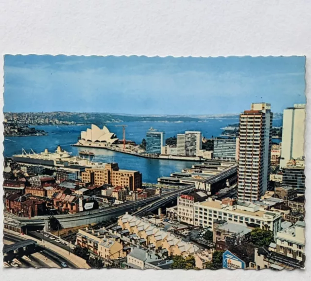 Vintage Postcard, Sydney, Australia  1960s  Overlooking Circular Quay