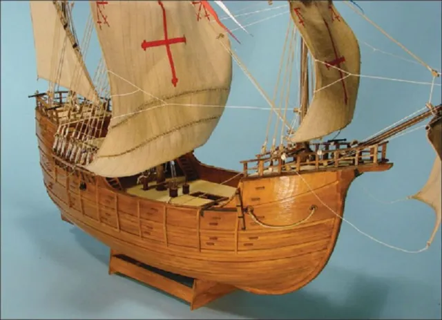 KRICK Karton Schiff Santa Maria Columbus Schiff 1492 Laser Bausatz