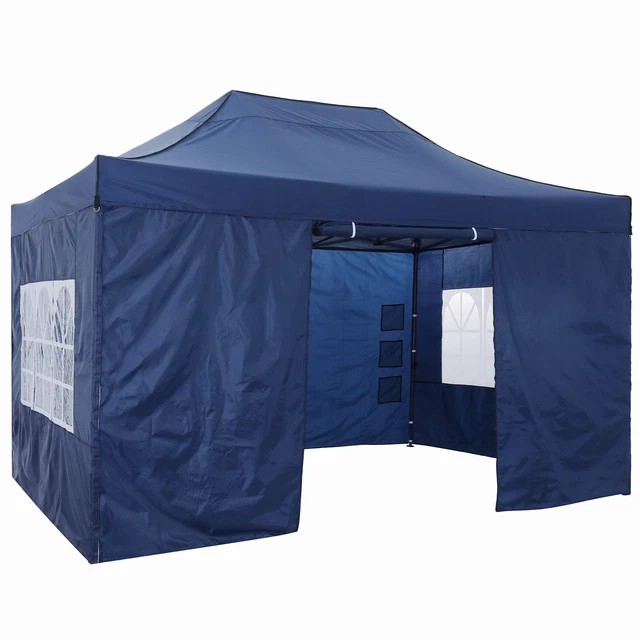 Falt Pavillon WASSERDICHT Pavillion Gartenzelt Partyzelt Dachmaß 3x3m, 3x4,5m