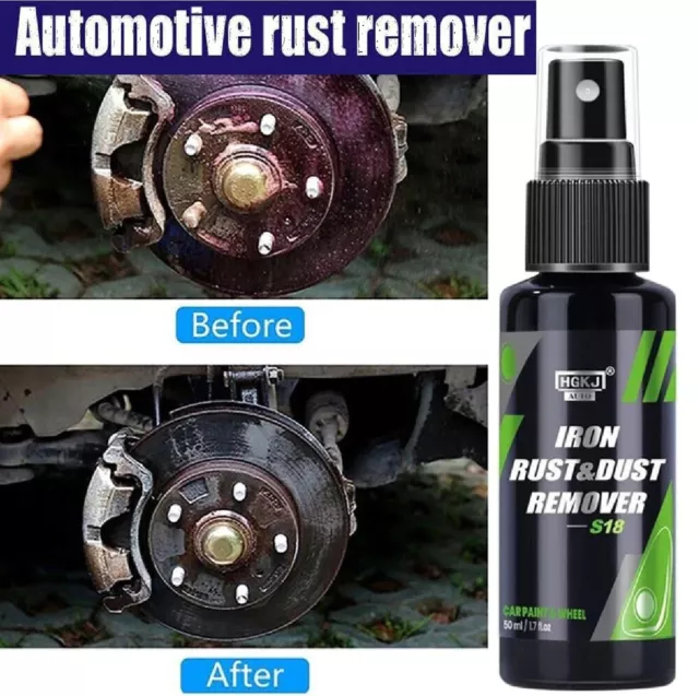 Car Rust Removal Spray Multi-Purpose Rust Remover Rust Inhibitor Derusting Spray