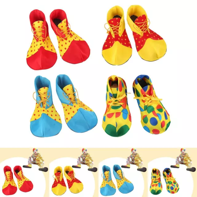 Chaussures de Clown pour adultes, déguisement de noël pour hommes et femmes,