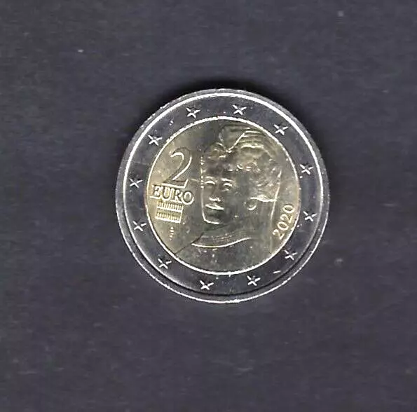 2 Euro Münze Österreich 2020 Bertha von Suttner - Vorzüglich