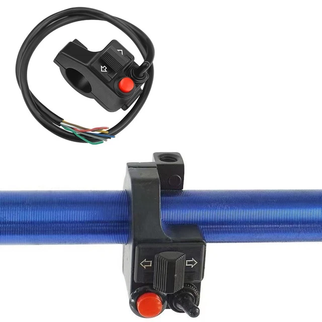 Pulsante interruttore manubrio moto ideale per moto e tricicli 12V