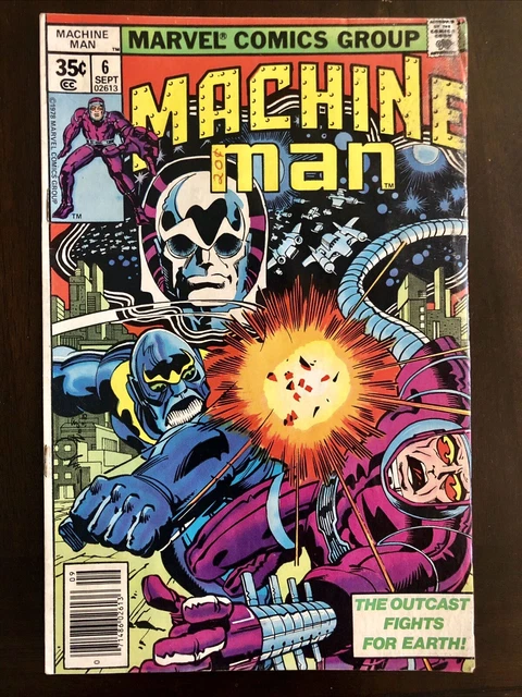 Machine Man #6 1978 Marvel Bronze Age By Jack Kirby Bagged With Board