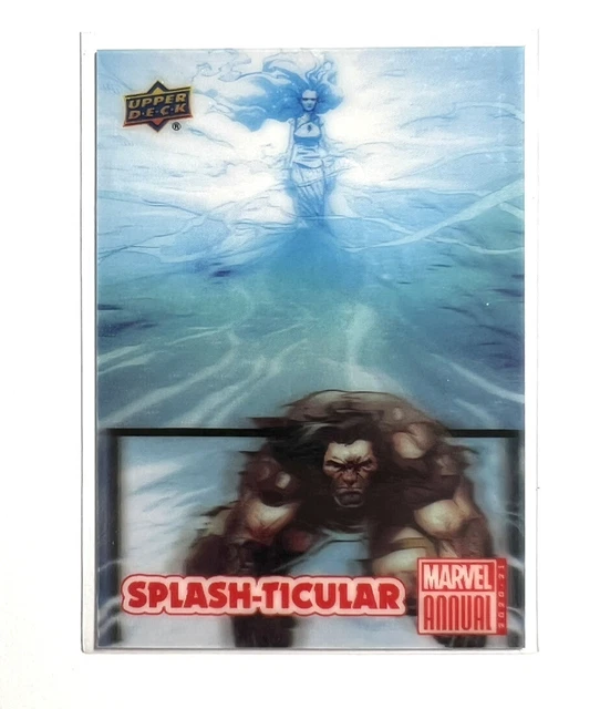 Marvel Annual 2020-21 (UD 2022) SPLASH-TICULAR Insert Card S19 WOLVERINE #1
