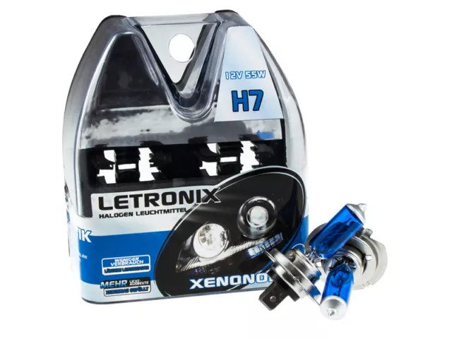 LETRONIX Halogen Sockel Leuchtmittel 8500K Xenon Gas Ultra White E-Prüfzeichen