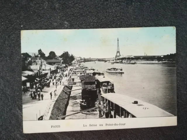 XH339 CPA Circa 1907 Paris - La Seine To Point of / The Day