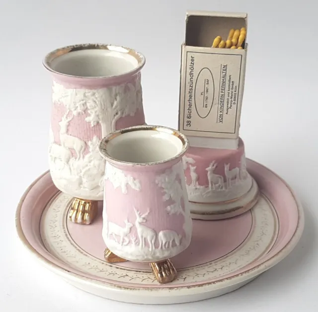 Porcelain Set Paste On Paste Raucherset Um 1870–1880 N739