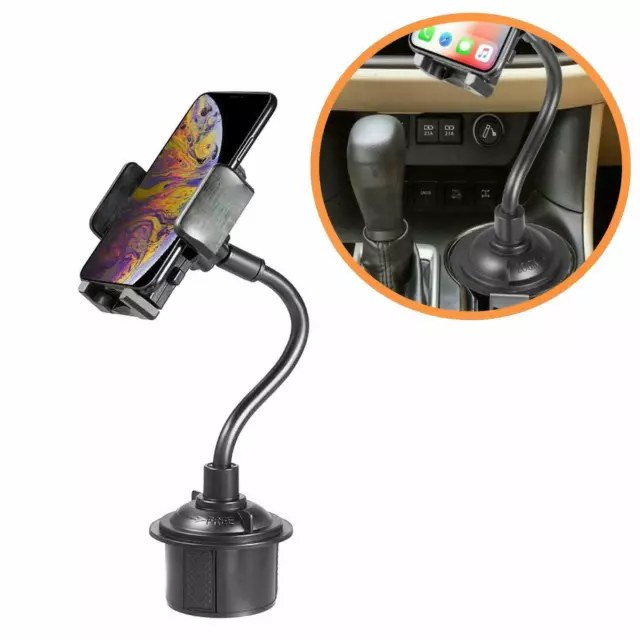 Upgraded Version Universal Adjustable Car Mount Cup Cradle Holder for Cell Phone
