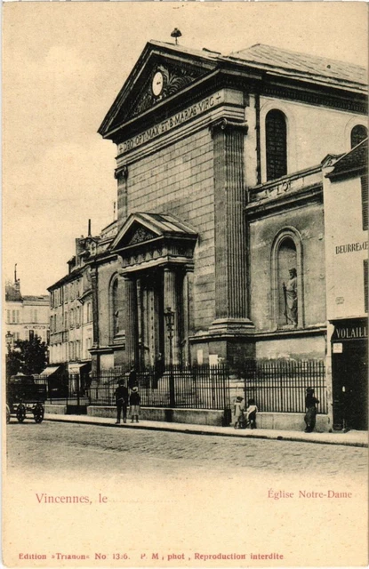 CPA AK Vincennes Eglise Notre-Dame FRANCE (1283090)