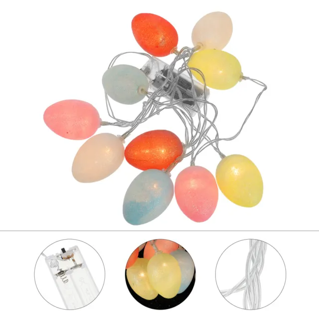 Luci Della Stringa Dell'uovo Di Pasqua Decorazione Festa Sospese Arredamento