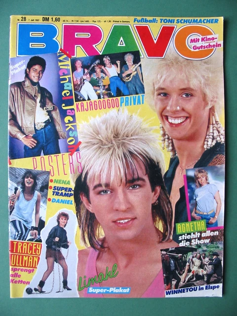 Bravo Heft 28/1983 Kajagoogoo / NENA /  Kim Wilde / Geschenk für 40. Geburtstag