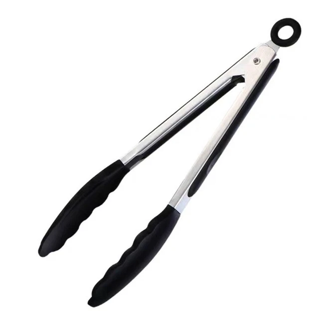 Tañas de carne para cocinar pinzas para parrilla pinzas para servir pinzas para pan pinzas 35 cm herramienta para barbacoa