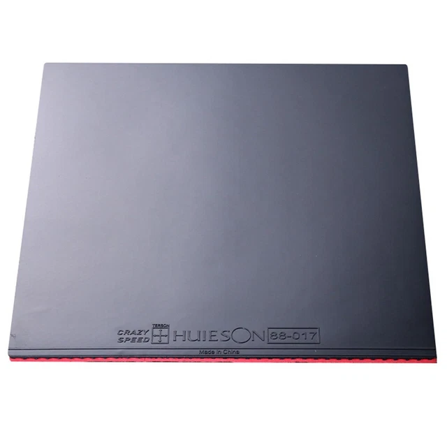 Rubber Table Tennis Sponge Cover Wear-resistance 42-45 Hardness Black/Red