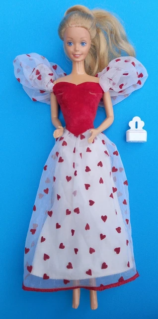 barbie blue and white heart dress 2006 Li'l cupid Kelly Barbie (K9159)
