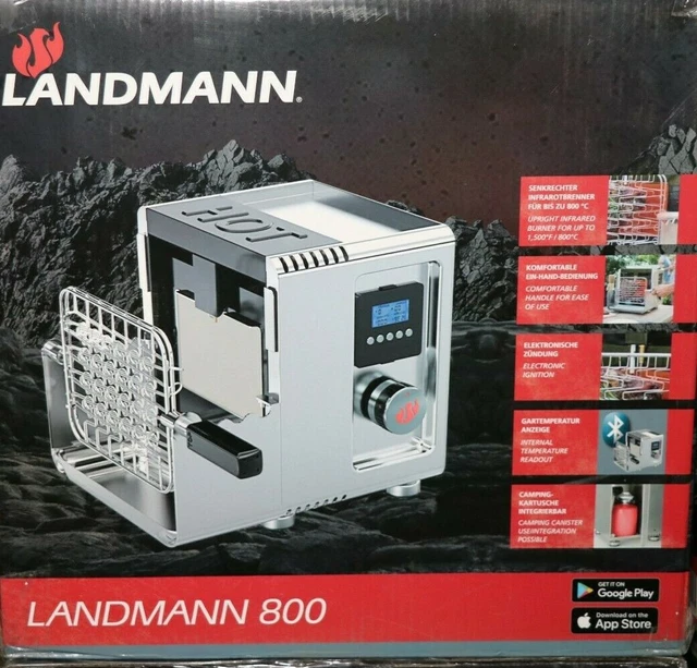 Landmann Beef Maker Hochleistungs Gasgrill Grill bis zu 800°C Bluetooth  APP