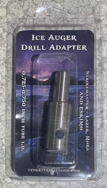 Ice Auger Adapter for Strikemaster Lazer & Mora,Bass Pro,Cordless