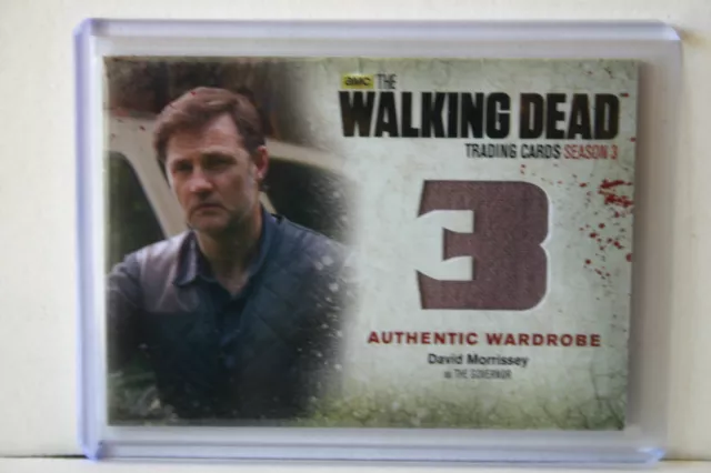 Cryptozoic THE WALKING DEAD Season 3 wardrobe costume card M37 The Governor