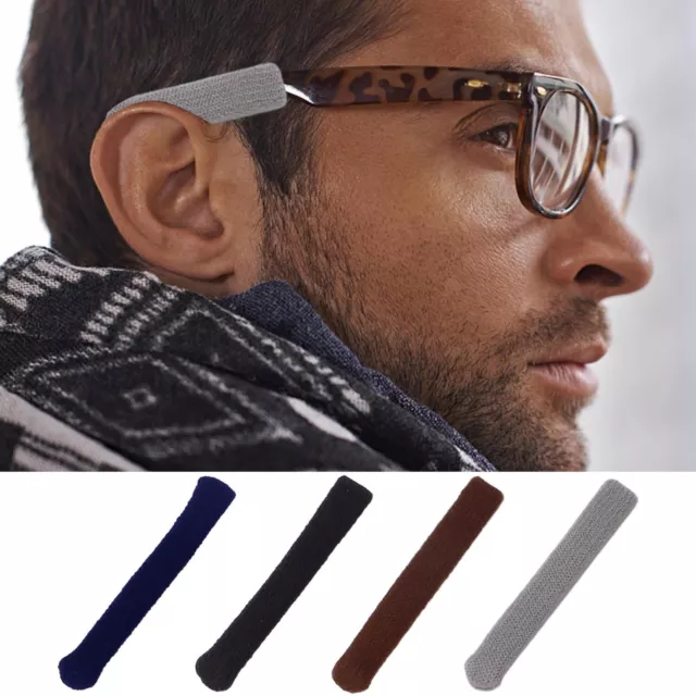 10*Brillen-Ohrpolster aus weicher gestrickter Baumwolle rutschfeste Bügelpolster