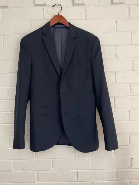 TOPMAN Jacket Mens 36R Blue Dress Suit Jacket Skinny New  Retail $119 TOP MAN