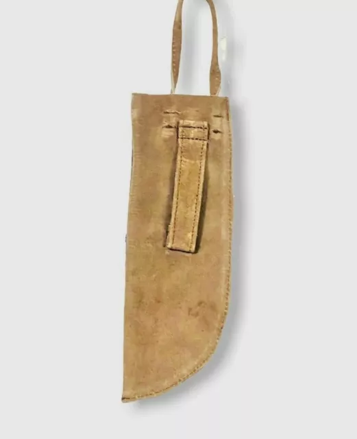 Native American Lakota Style Indian Beaded Cover Suede Leather Knife Sheath 2