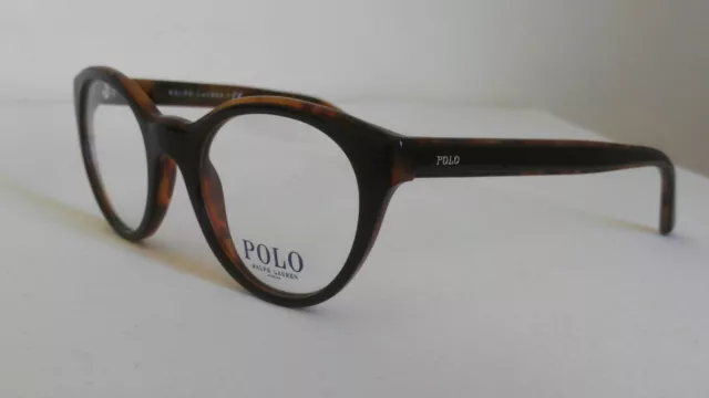 Polo Ralph Lauren PH2174-5260 Designer Eyeglasses Glasses Frames Black on Havana