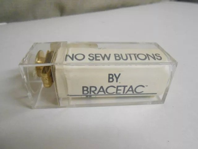 No Sew Buttons by Bracetac Men's Vintage Removeable Suspender Tacks One Set (6)