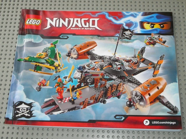 Building Instructor Set LEGO NINJAGO SKYBOUND Notice Building Instruction Booklet Set 70605 £15 ...