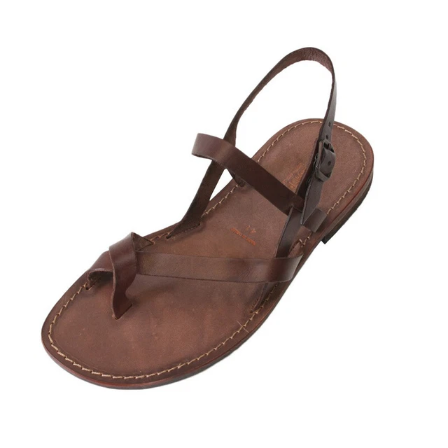 Firenze Sandali Fondo Cuoio SANDALI UOMO CON SUOLA CUOIO