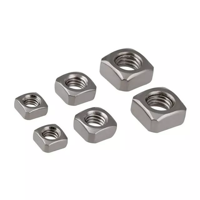 M3 M4 M6 M8 M10 M12 304/316/201 Stainless steel quartet nuts Square screw cap