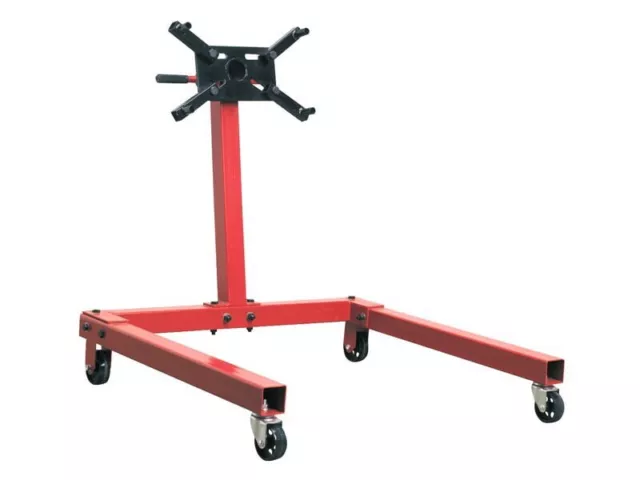 Sealey Engine Stand With Fully Adjustable Mounting Arms 550kg Red ES550