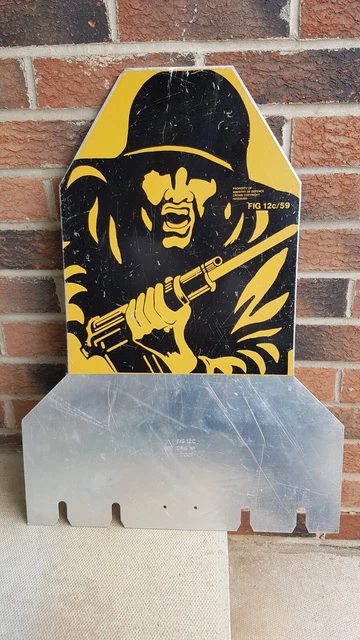 GENUINE MILITARY ALUMINIUM Fig 12c & Fig 14 Huns Head Sniper Target £49 ...