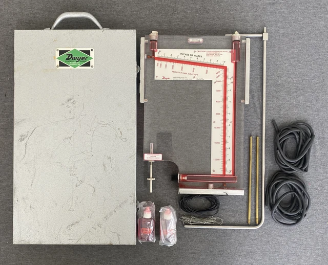 Dwyer Durablock Series 400 Air Velocity Meter Kit, 0-5"Wc Range, 400-9000 Fpm