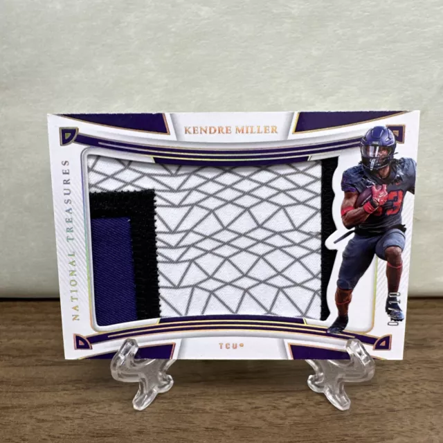 2023 Panini National Treasures Kendre Miller RC Jumbo Patch /10 TCU Saints