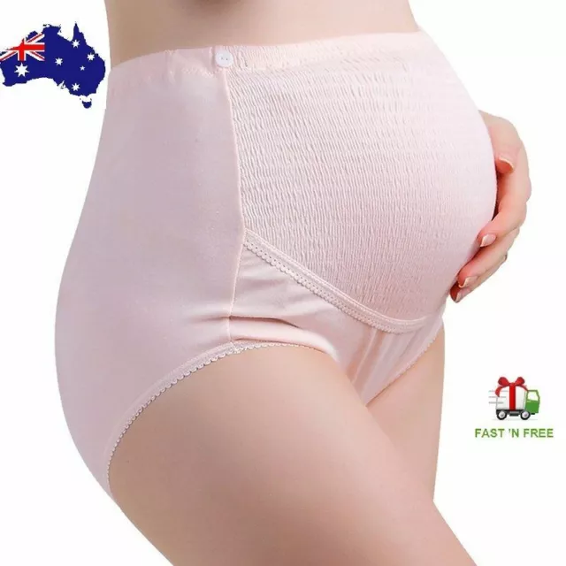 Cotton Maternity Panties High-waist Intimates Pregnant Mum Soft underwear Briefs