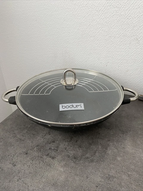 ANCIEN WOK BODUM chambord wok en fonte cuisine EUR 49,90 PicClick FR