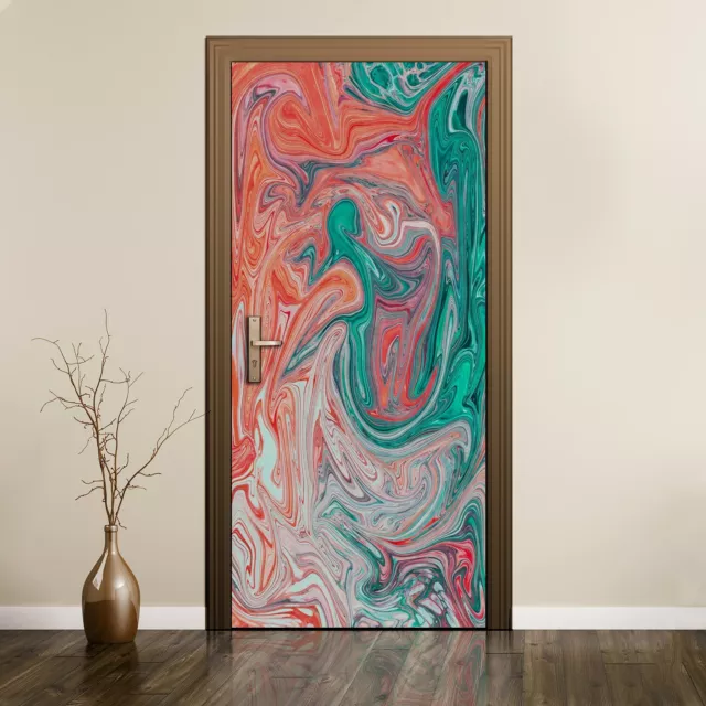 Removable Door Sticker Mural Home Decor Decal Painting Abstract Picture